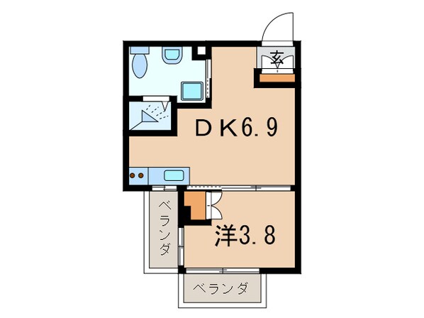 ヴィッラ・オペラの物件間取画像